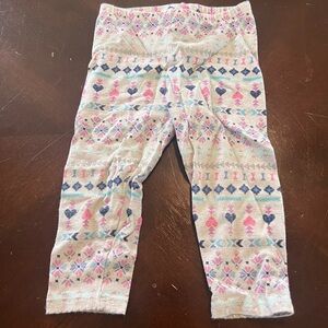 OshKosh B'gosh Pink and Blue Leggings Whimsical Design
